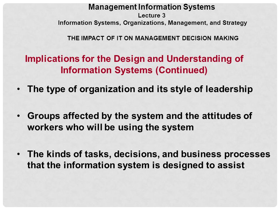 Impact of management and leadership style on strategic decision